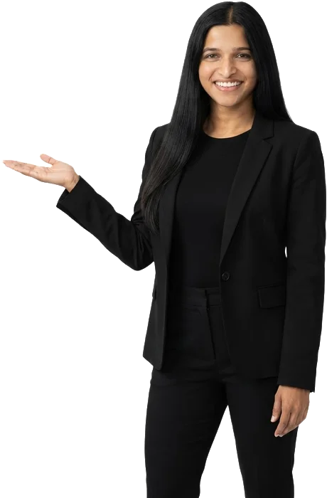 Chandrika, founder of GNR AI Solutions, presenting our services